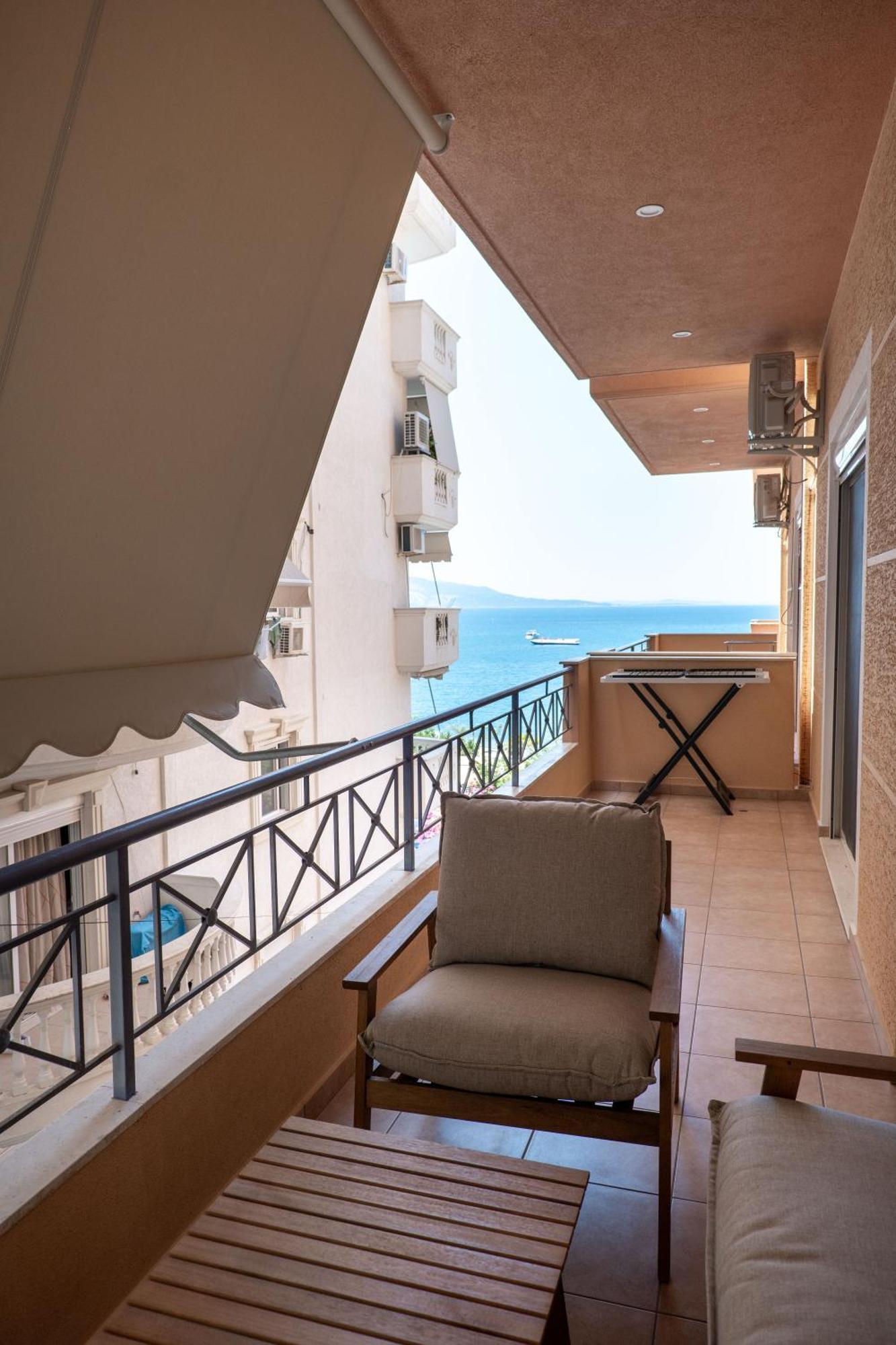 Noel Sea View Apartments Sarandë Esterno foto